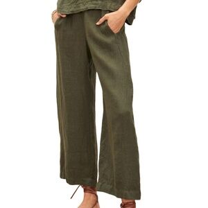 NWT Velvet by Graham & Spencer Lola Linen Pant
